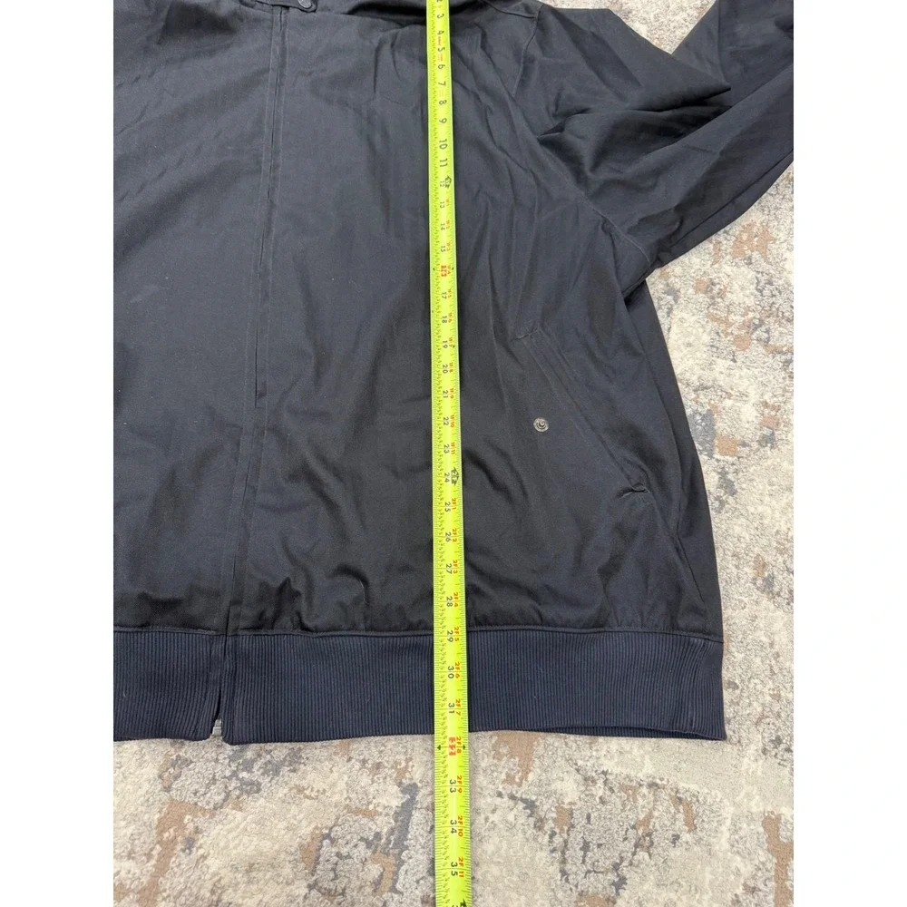 Jordan Mens Full Zip Herringbone Jacket Black 4XL 355201-010 Mock Neck Jumpman